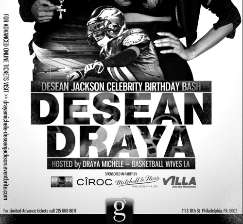 Desean Jackson (@DeseanJackson10) Celebrity Bday Event Host by @DrayaFace At G Lounge Sunday 12/4/11 (Video)