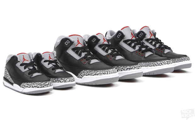 Air Jordan 3 Black/Cement (Dropping Black Friday 11/25/11)