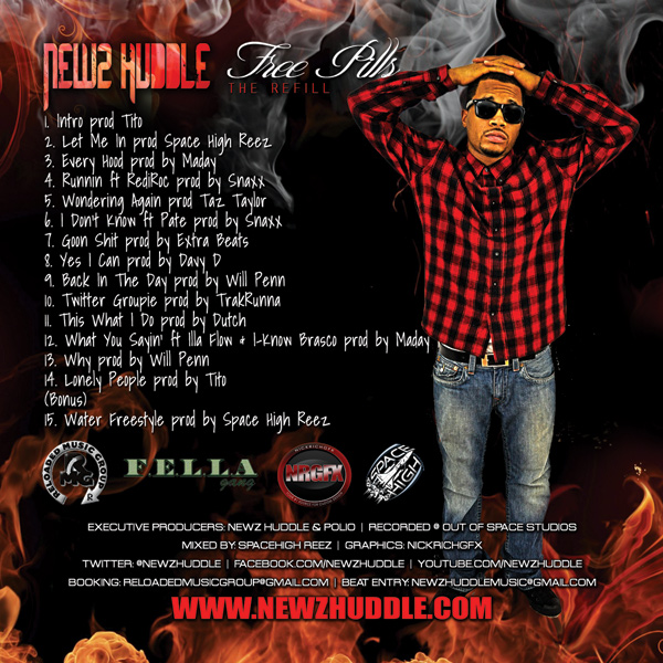 NH-FPTR-Backweb Newz Huddle (@NewzHuddle) - Free Pills:The Refill (Mixtape)  