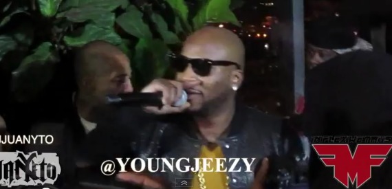 Young Jeezy TM 103 Hustlers Ambitionz Album Listening Party In NYC 12/8/11 (Video)