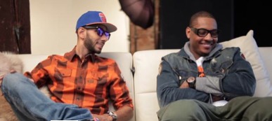 Swizz Beatz (@TheRealSwizzz) Interviews Carmelo Anthony (@CarmeloAnthony) (Video)