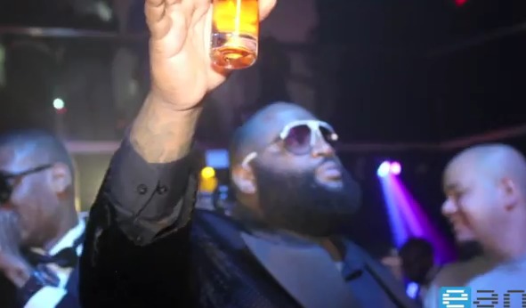 Rick Ross NYE Party At Cameo Nightclub In Miami (Video)