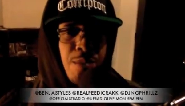 Peedi Crakk (@RealPeediCrakk) – @OfficialStRadio Freestyle W @BenjaStyles & @DJNoPhrillz (Video) http://hhs87.co/xS5qFo