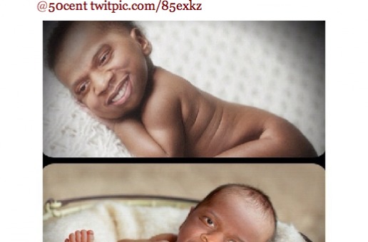 50 Cent Disses Jay-Z & Beyonce By Posting A Photoshop Blue Ivy Carter Baby TwitPic (Pic Inside)