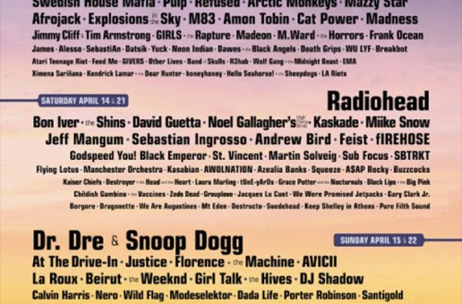 Coachella 2012 Lineup Announced