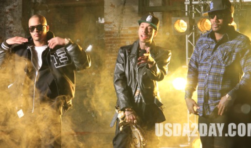 Tyga – Rack City (Remix) Ft. Young Jeezy & T.I. (Behind The Scenes Photos)