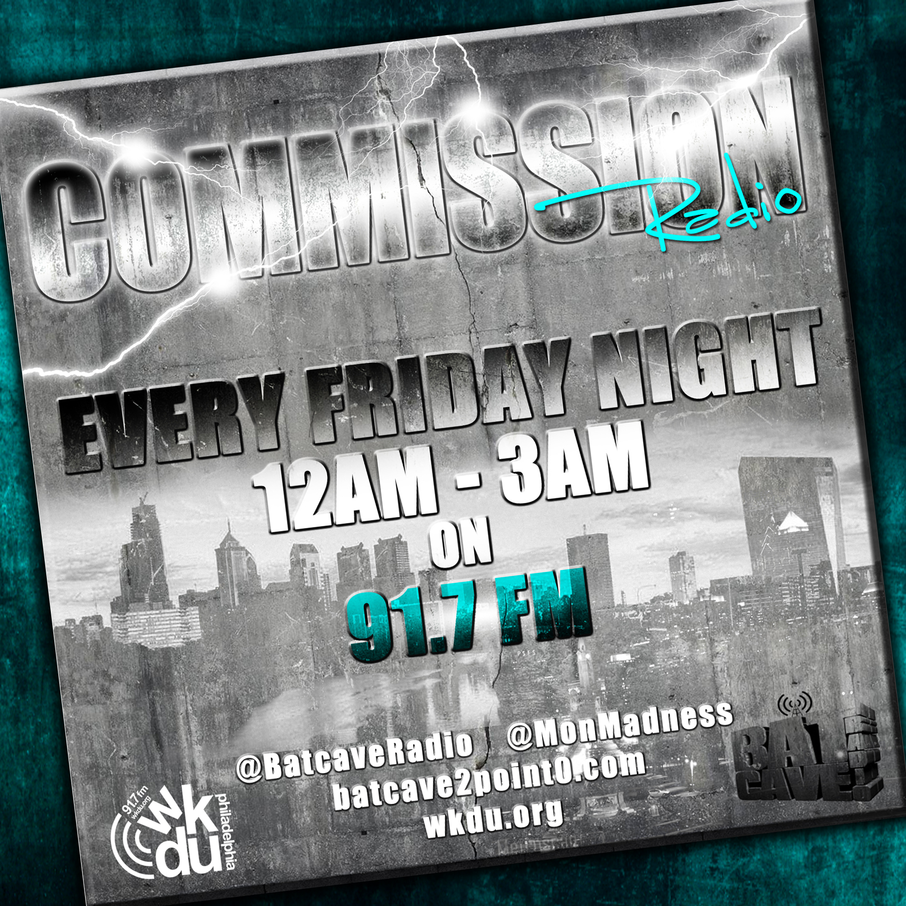 CR917 COMMISSION RADIO LIVE w/ @DJCIRCUITBREAKA COMING FEB 10TH 91.7 FM / @BatcaveRadio EACH AND EVERY FRIDAY 12AM-3AM  