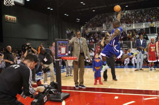 Kevin Hart Slam Dunk On a Fisher Price Court (Video)