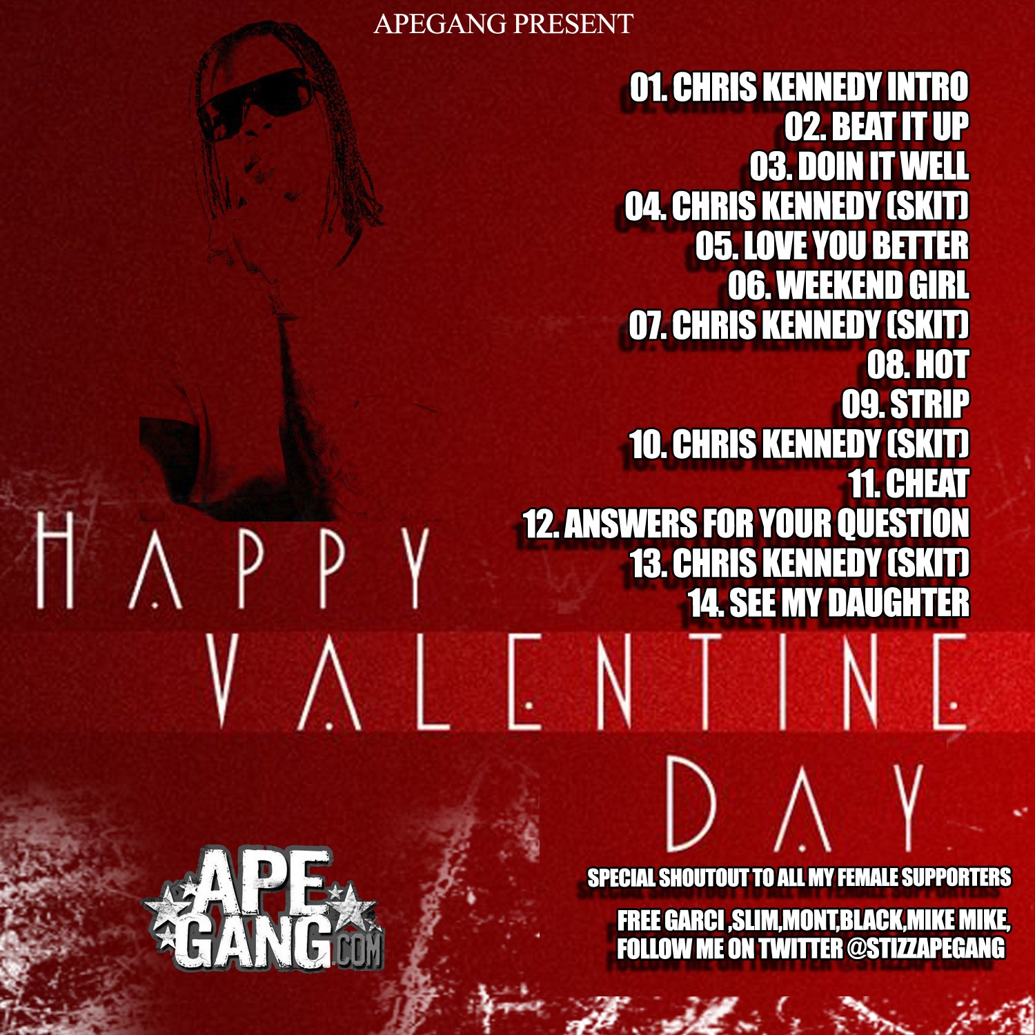 STIZZ Stizz (@STIZZapegang) - A Valentines Gift (Mixtape)  