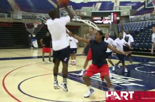 Kevin Hart (@KevinHart4real) Plays Ball w/ UCONN Women’s Basketball Team (Video)