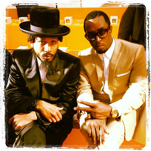 6806874152_75eb27f22a Shyne & Diddy Photo'd Together In Paris During Fashion Week  