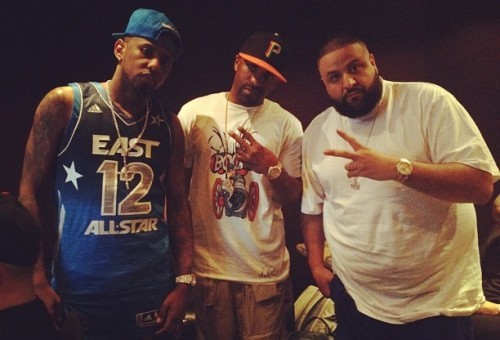 Fabolous, DJ Clue & DJ Khaled In The Studio