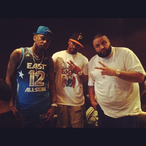 Fabolous-DJ-Clue-DJ-Khaled-500x500 Fabolous, DJ Clue & DJ Khaled In The Studio  