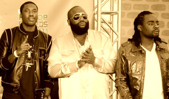 Rick-Ross-Wale-Meek-Mill1 Rick Ross, Wale & Meek Mill – Bag of Money Ft. T-Pain  