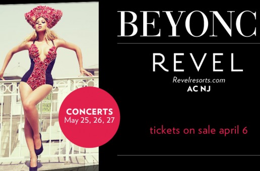 Beyonce Announces 3 Shows In AC (May 25-27)