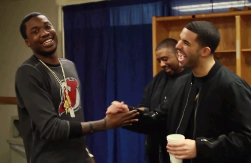 Drake Surprises LA Fans With J. Cole & Meek Mill (Video)