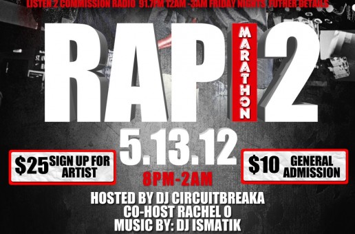 Commission Radio/ Batcave Radio presents Rap Marathon 2 (5/13/12)