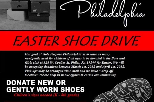 Follow The Sole Purpose Sneaker Drive 2012