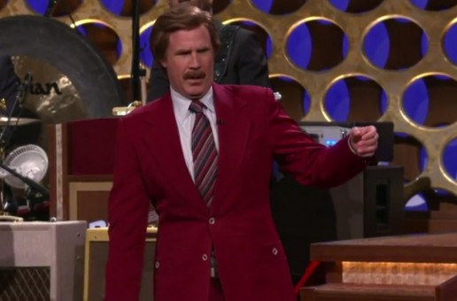 Ron Burgundy’s announces Anchorman 2 on CONAN (Video)