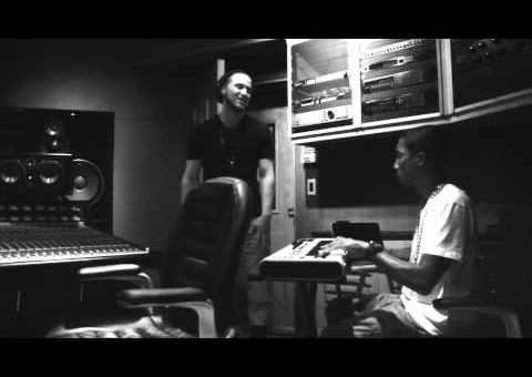 Mike Posner & Pharrell In The Studio (Video)