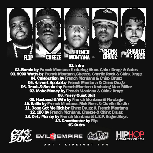 French_Montana_Coke_Boys_Coke_Boys_3-back-large French Montana & Coke Boys - Coke Boys 3  