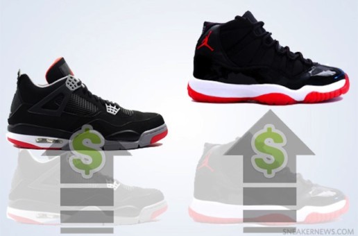 Air Jordan XI + IV “Bred” Price Increase For The 2012 Holiday Season