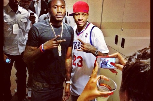 Meek Mill & Allen Iverson After The Sixers Game (Photo) (@MeekMill x @AllenIverson)