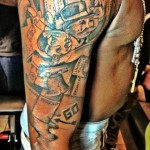 Meek Mill (@MeekMill) Gets A New Tattoo (Tattoo via @TattoosByRandy)