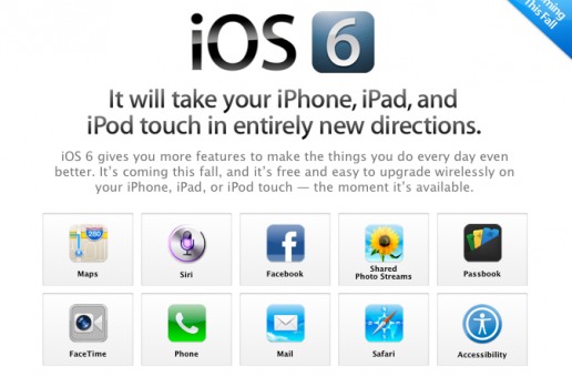 Apple Previews iOS 6 For The iPhone, iPad, and iPod