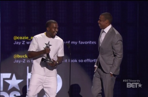 Kanye West & Jay-Z wins Best Group award at the 2012 BET Awards