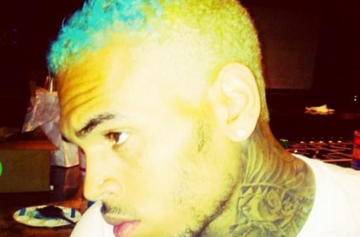 Chris Brown Dyed His Hair Blue