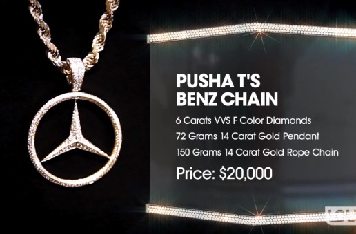 Pusha T Gets a Diamond Encrusted Mercedes Benz Chain From Ben Baller (Video)