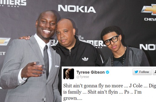 Tyrese Gets At J. Cole On Twitter For Taking Shots At Diggy
