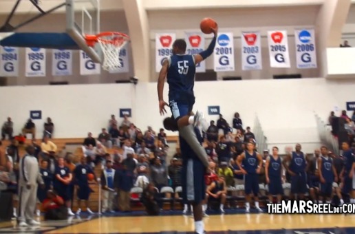 Jabril Trawick (@JT55ive) Jumps Over 6'9 Center To Win Georgetown's 2012 Midnight Madness Dunk Contest (Video)