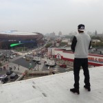 Jay-Z Looks At The Barclays Center From His Old Stash Spot (560 State Street) (Photo)