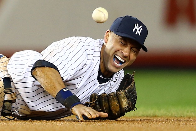 jeter Yankees Captain Derek Jeter Out For The Postseason  