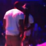 Lil Wayne Kissing Stevie J On The Lips On Stage in Club Liv (Video)