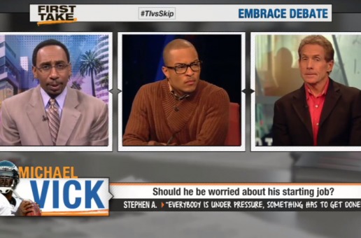 T.I. vs Skip Bayless and Stephen A. Smith on ESPN First Take (Video)