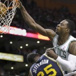 Celtics’ Jeff Green Posterizes Utah Jazz Al Jefferson (Video)