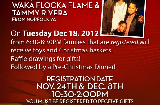 Waka Flocka Flame (@WakaFlockaBSM) X Tammy Rivera (@MzFlame_86) are Giving Back to the Community!!!
