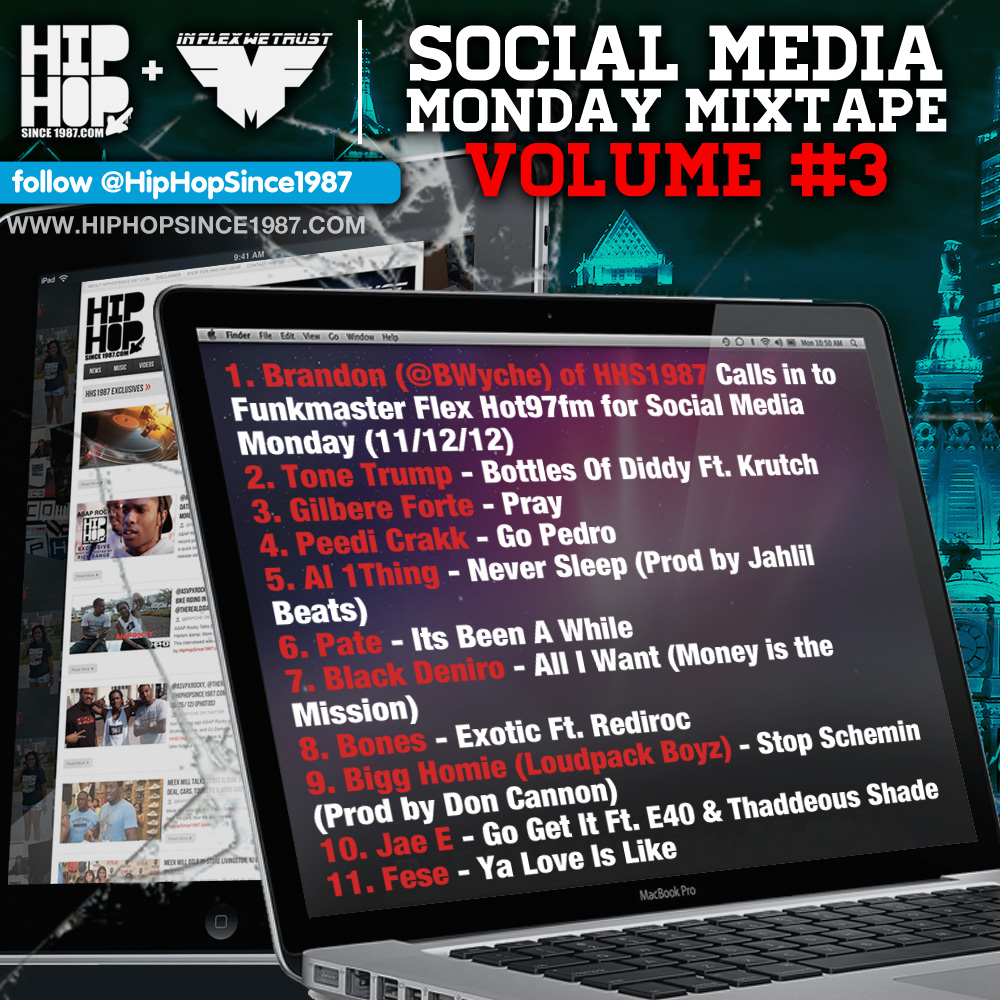 socialmediamonday_v3 BWyche of HHS1987 on Funkmaster Flex's Social Media Monday (11/12/12)  