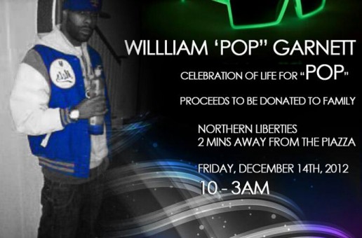 Celebration of Life for William "Pop" Garnett Friday 12/14/12 @ Glow Social Club