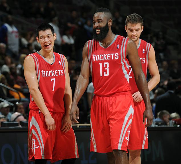 lin-harden-rockets Linsanity Returns To Madison Square Garden 