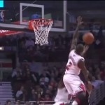 Chicago Bulls Guard Nate Robinson Swats Brooklyn Nets Marshon Brooks Lay Up (Video)