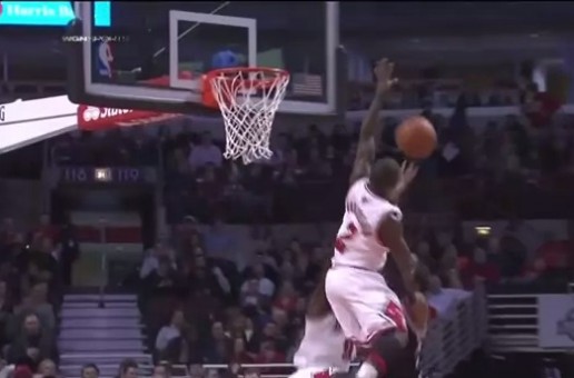 Chicago Bulls Guard Nate Robinson Swats Brooklyn Nets Marshon Brooks Lay Up (Video)