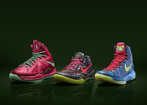 nike-pack Nike Presents: The Christmas Pack (Lebron X, KD V, Kobe 8 System)  