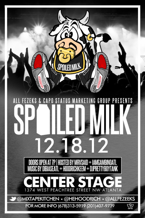 tumblr_md4uh610Fq1qag7rl All Fezeks (@ALLFEZEKS) & CapO Status Present: Spoiled Milk Concert @CenterStageATL (12-18-12)  