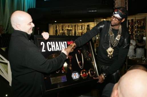 2 Chainz Receives Platinum & Gold Plaques From Def Jam President, Joie Manda