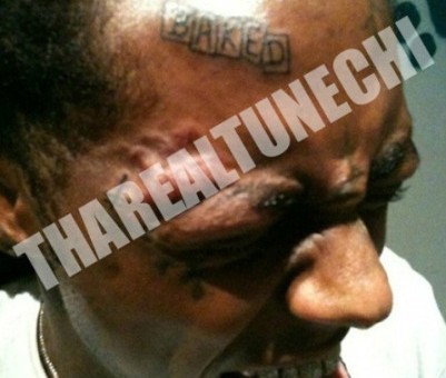 Lil Wayne New Face Tattoo (BAKED edition)