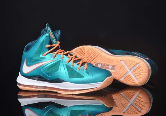 nike Nike Lebron X (Sunset) (Miami Dolphins Tribune) Preview 